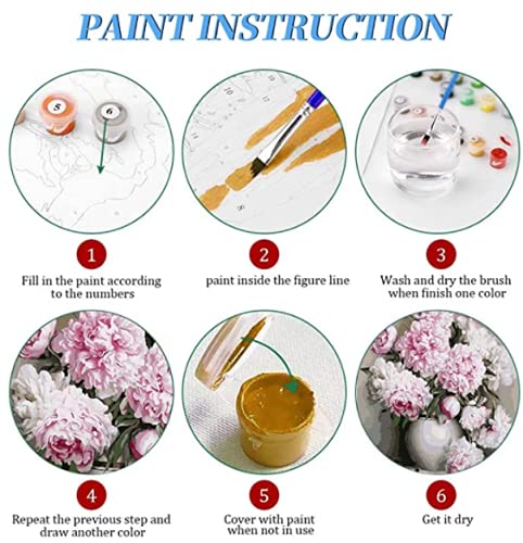 HASTHIP® Paint By Numbers for Adults with Frame, 16 X 20 Inch Diy Paint By Numbers for Kids And Adults, Oil Painting By Numbers with Brushes and Acrylic Pigment (With Frame, Angel Love) HASTHIP® Paint By Numbers for Adults with Frame, 16 X 20 Inch Diy Paint By Numbers for Kids And Adults, Oil Painting By Numbers with Brushes and Acrylic Pigment (With Frame, Angel Love)